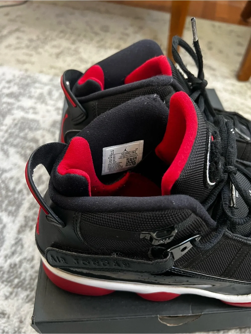 Air Jordan 6 Rings ‘Bred’